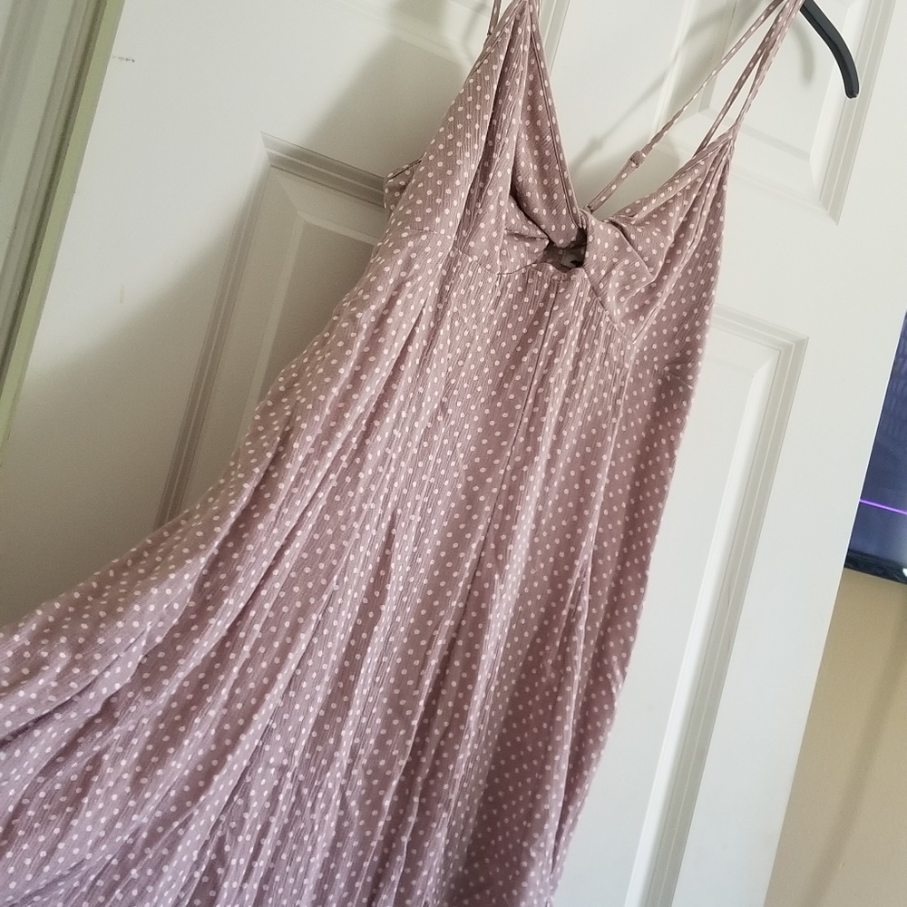 American Eagle polka dot mini dress